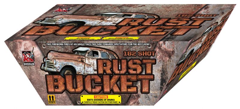 Wild Rust Bucket LBMC-008 RUST BUCKET - 500gm Cakes - USA Consumer Fireworks - 500gm ...