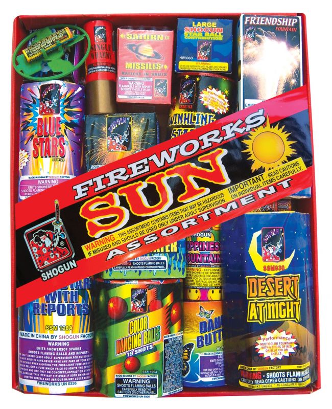 SVR21N(NH) SUN ASSORTMENT - Assortments - USA Consumer Fireworks ...