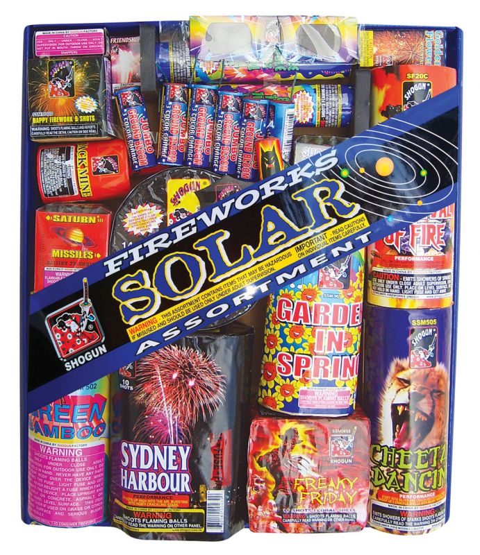 SVR24N(NH) SOLAR ASSORTMENT - Assortments - USA Consumer Fireworks ...
