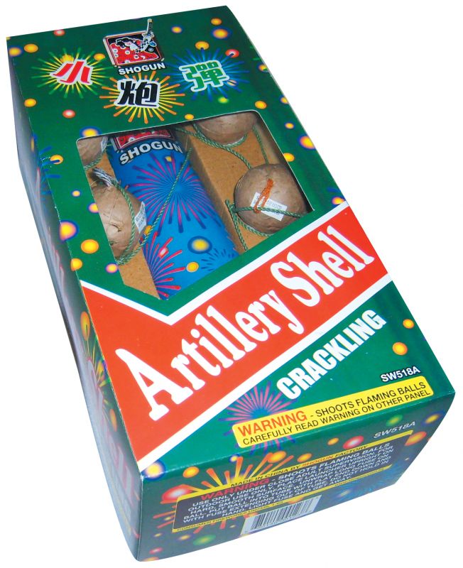 SW518A SHOGUN ARTILLERY SHELL CRACKLING - Reloadable Shells - USA ...